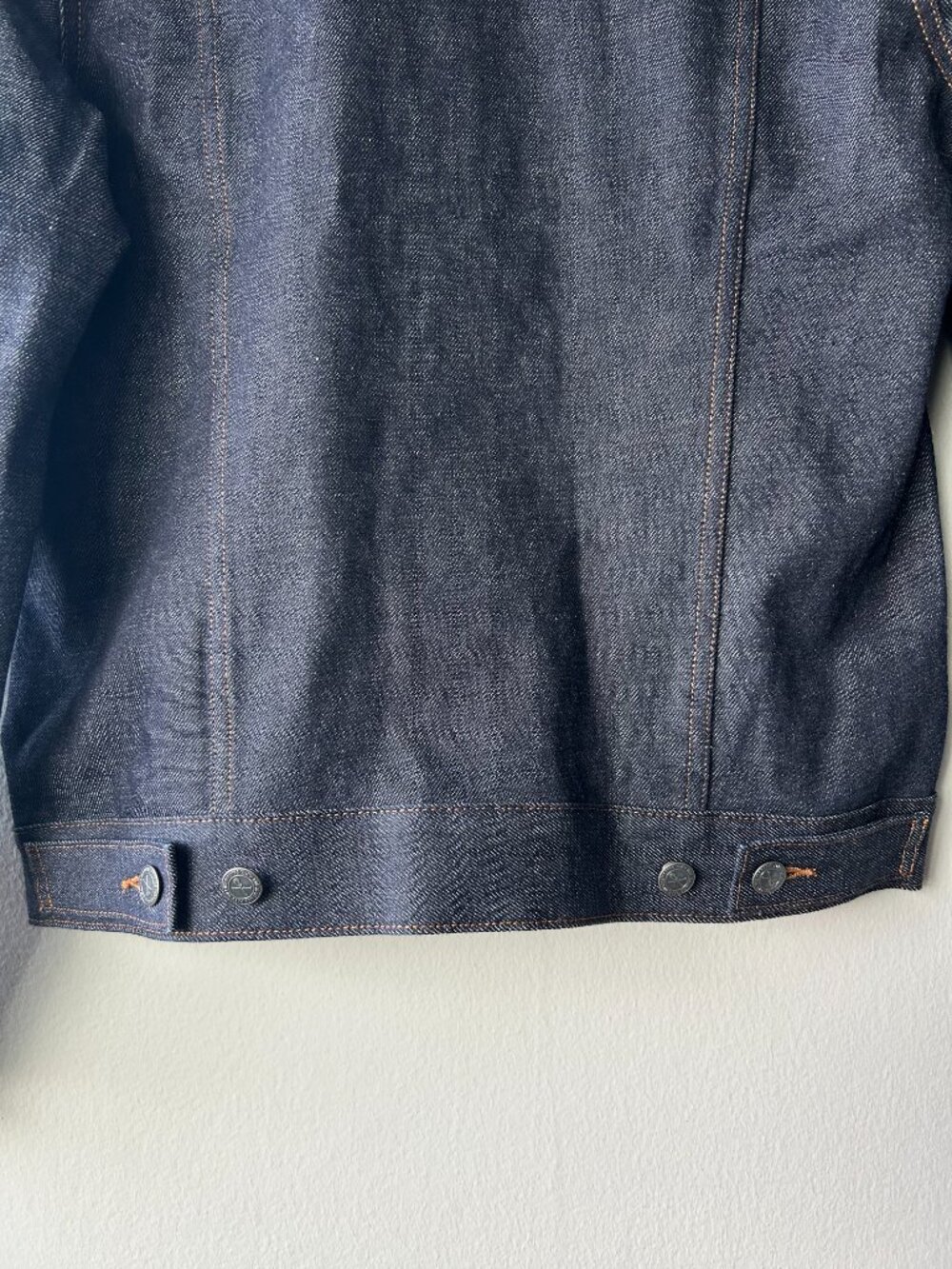 A.P.C. Veste Jean Work Denim Jacket Indigo 100% Cotton Utility S - Picture 6 of 10